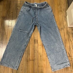 Forever 21 Wide Leg Jean Pants